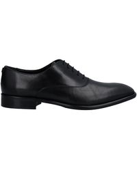 Roberto Cavalli Men's Black Leather Lace Up Oxfords Shoes 7 8 9 10 11 12 13
