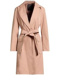 Elena Miro - Overcoat & Trench Coat Cotton, Polyamide - Lyst