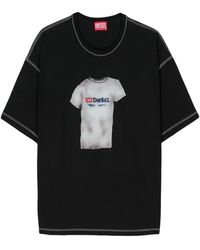 DIESEL - T-shirt - Lyst