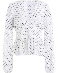 Blusa transparente Stradivarius de Tejido sintético de color Negro | Lyst