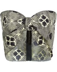 JAY GRY - Top Cotton - Lyst