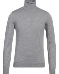 Vneck - Turtleneck Merino Wool, Silk - Lyst