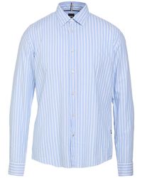 BOSS - Sky Shirt Cotton - Lyst