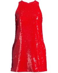 MSGM - Mini Dress Polyester, Elastane - Lyst