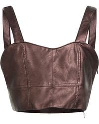 Shirtaporter - Top Polyurethane, Viscose - Lyst