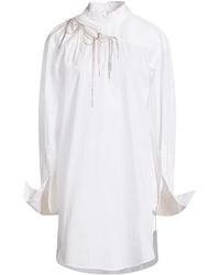 Dries Van Noten - Mini Dress Cotton - Lyst