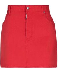 DSquared² - Denim Skirt - Lyst