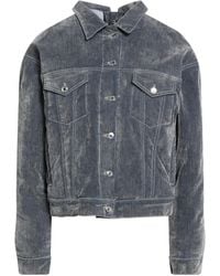 MSGM - Jeansjacke/-Mantel - Lyst