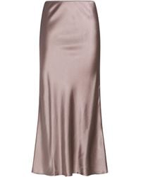 Roberto Collina - Midi Skirt Silk, Elastane - Lyst