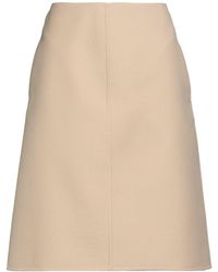Dior - Sand Midi Skirt Virgin Wool, Silk - Lyst