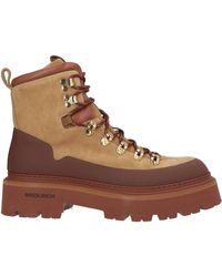 Woolrich - Sand Ankle Boots Leather, Rubber - Lyst