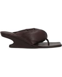 Rick Owens - Thong Sandal Leather - Lyst