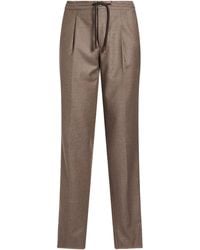 Incotex - By Slowear Taupe Pants Virgin Wool - Lyst