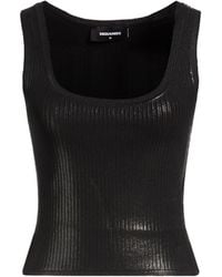 DSquared² - Tank Top Viscose, Polyamide, Elastane - Lyst