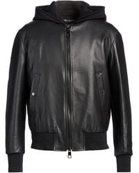 Neil Barrett - Jacket Lambskin, Viscose, Polyamide, Elastane - Lyst