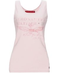 Aeronautica Militare - Tank Top Cotton, Elastane - Lyst