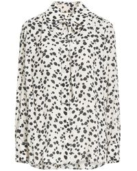 MSGM - Shirt Viscose - Lyst