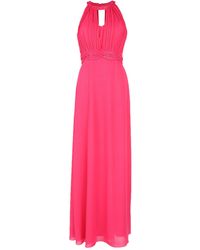SOLOGIOIE - Maxi Dress Polyester - Lyst