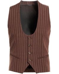 Daniele Alessandrini - Tailored Vest Linen, Viscose - Lyst