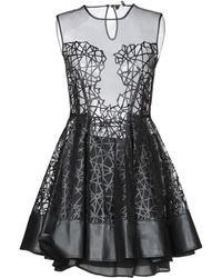 Elisabetta Franchi Kurzes Kleid - Schwarz