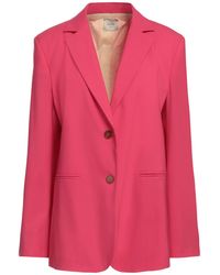 Alysi - Crème Fuchsia Blazer Virgin Wool, Elastane - Lyst
