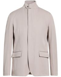 Herno - Overcoat & Trench Coat Cotton, Elastane - Lyst