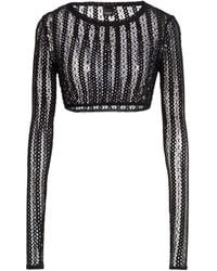 Pinko - Top Cotton, Polyamide, Elastane - Lyst