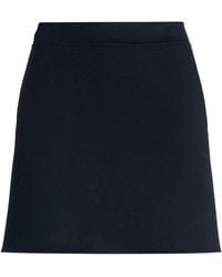 Max Mara - Midnight Mini Skirt Virgin Wool - Lyst