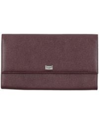 Dolce & Gabbana - Plum Document Holder Calfskin - Lyst