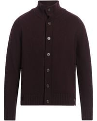 Brooksfield - Burgundy Cardigan Virgin Wool - Lyst