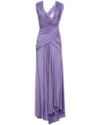 Pinko - Maxi Dress Acetate, Elastane - Lyst
