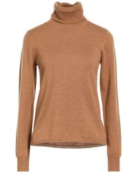 Max Mara - Camel Turtleneck Wool, Cashmere - Lyst
