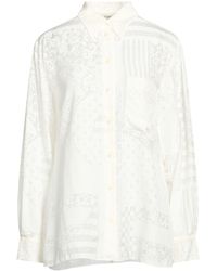 Fendi - Ivory Shirt Viscose, Silk - Lyst
