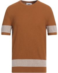 Alpha Studio - Camel Sweater Cotton - Lyst