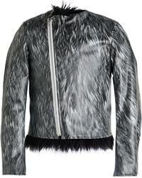 Comme des Garçons - Jacket Polyester, Polyurethane, Modacrylic, Acrylic - Lyst