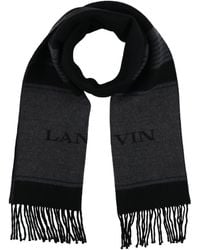 Lanvin - Scarf Virgin Wool - Lyst