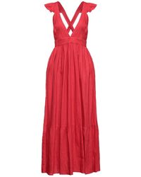 Carolina K Long Dress - Red