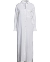 hinnominate - Maxi Dress Linen, Viscose - Lyst