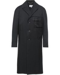 Cappotto doppiopettoMaison Margiela in Cotone da Uomo colore Nero 50% di sconto Uomo Abbigliamento da Cappotti 