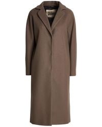 Herno - Chocolate Coat Wool, Polyamide - Lyst