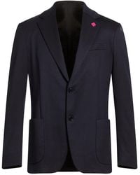 Lardini - Blazer Cotton, Virgin Wool, Polyamide, Elastane - Lyst