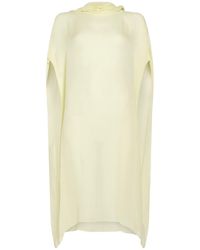 Burberry - Midi Dress Silk - Lyst