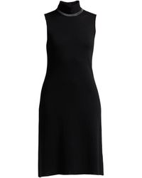 Purotatto - Midi Dress Merino Wool - Lyst
