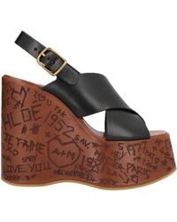 Chloé - Maxime Wedge Sandal - Lyst