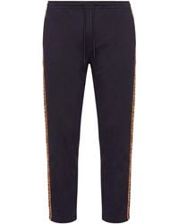 Bikkembergs - Charcoal Pants Cotton, Lycra - Lyst