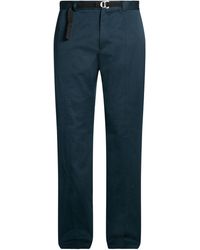 Ferragamo - Dark Pants Cotton, Elastane - Lyst