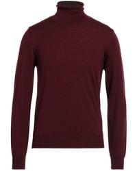 Vneck - Turtleneck Wool, Silk - Lyst