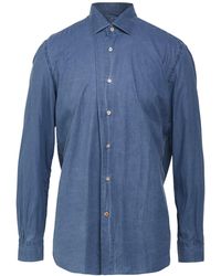 Mazzarelli - Denim Shirt - Lyst