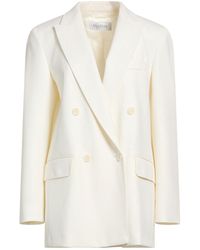 Max Mara - Ivory Blazer Virgin Wool - Lyst