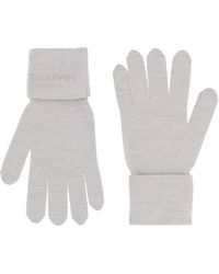 Lanvin - Sand Gloves Wool - Lyst
